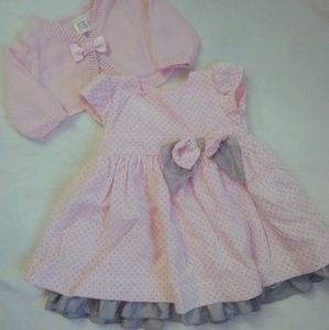 Carter's Pink dress with jacket